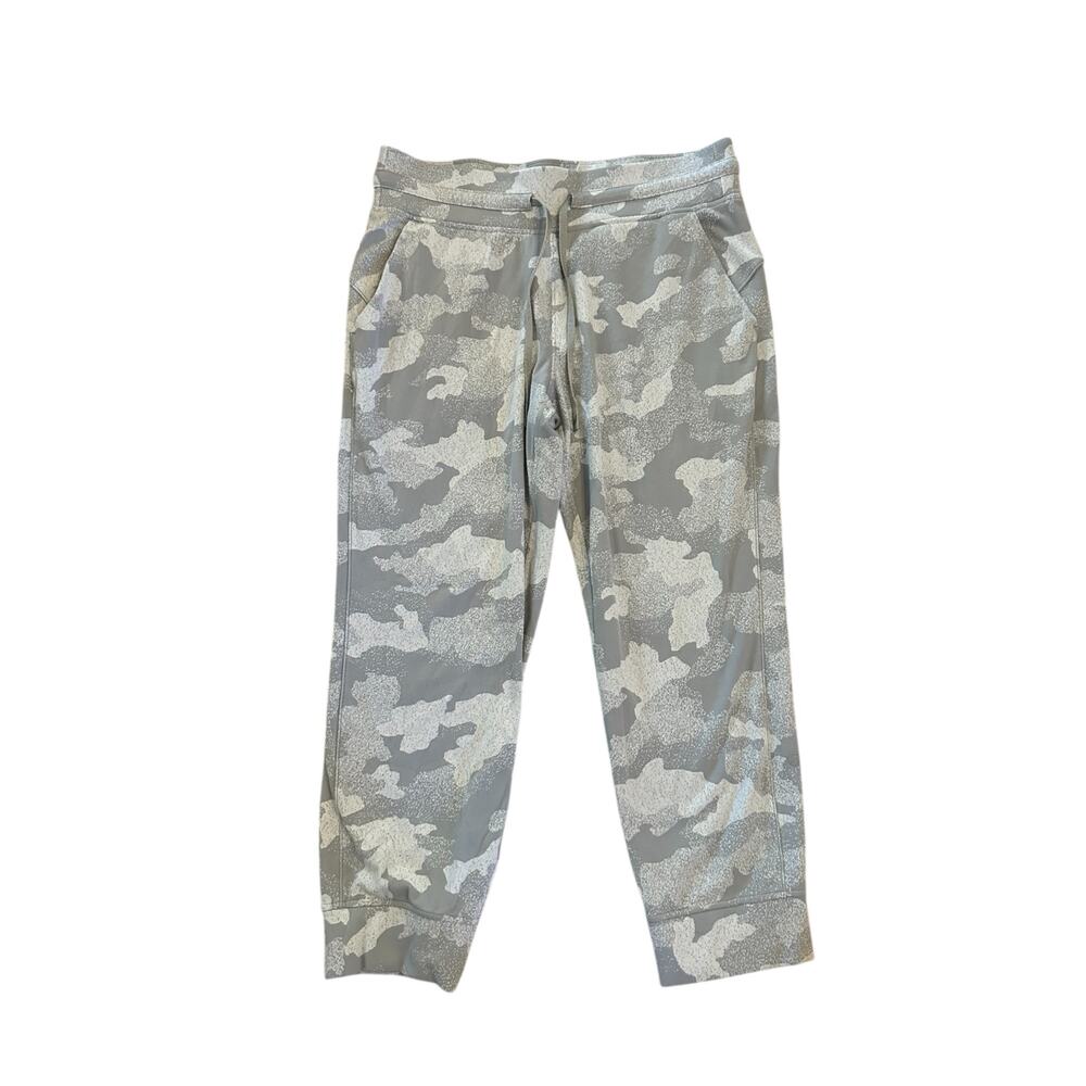 Women 8 Lululemon Ready to Rulu Jogger Crop Heritage Speckle Camo Jacquard Gray